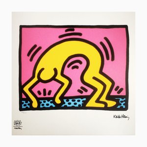 After Keith Haring, Komposition, 1990er, Lithographie