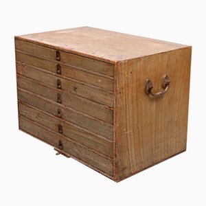 19 Century Works Men Chest with Drawers, 1890s