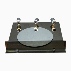 Vintage Spotlight Badezimmerspiegel im Stil von Fontana Arte, 1970er