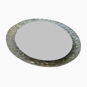 Vintage Backlit Mirror in Frosted Resin by Ercol, 1970s