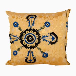 Suzani Yellow Pillow Cover, 1960s