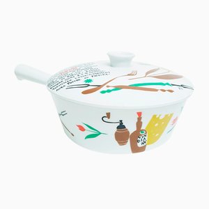 Porcelain Fondue Pot with Recipe by Schönwald