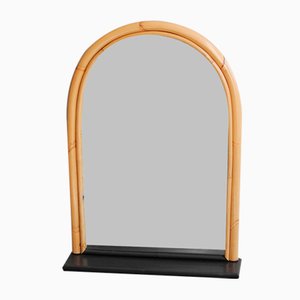 Italian Bamboo Mirror, 1970s