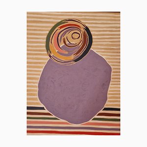 Giulio Marelli, Komposition, 1974, Malerei auf Holz