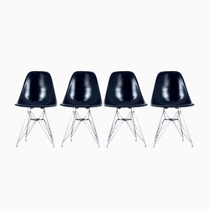 Sedie da pranzo DSR di Charles & Ray Eames per Herman Miller, anni '70, set di 4