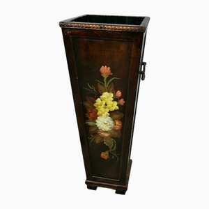 Folk Art Painted Umbrella Stand, 1970s