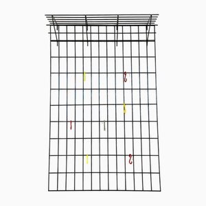 Mid-Century String Coat Rack with Hat Shelf, 1960s