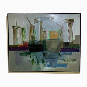 David Wicress, Abstract Composition, 1968, Oil on Canvas