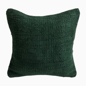 Vintage Green Hemp Pillow, 1950
