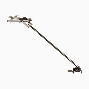 Lampada da tavolo Sintesi in alluminio e metallo nero di Ernesto Gismondi per Artemide, anni '70