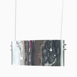 Vittoria S2 Pendant Lamp with Mirrored Glass Lampshade by Toso and Massari for Leucos, 1992