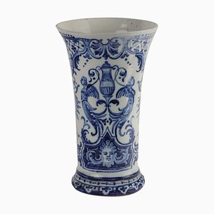 Trumpet Vase in Majolica from Gien