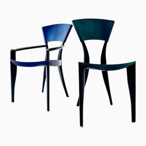 Set of Italian Karina Chairs by Gaby Fois Dorell for Sawaya & Moroni