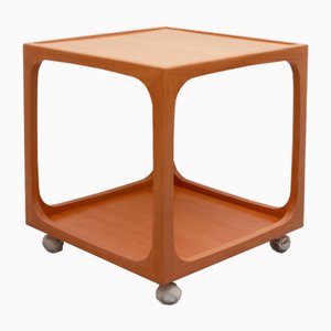 Rolling Cart Cubes in Kirsche von Wilhelm Renz, 1965