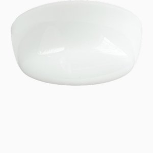 Minimalistische Mid-Century Deckenlampe aus Glas, 1960er