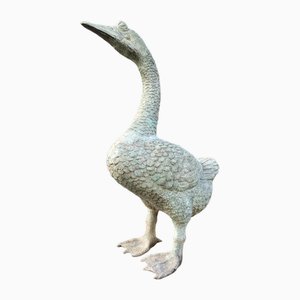 Bronze Statue of a Swan