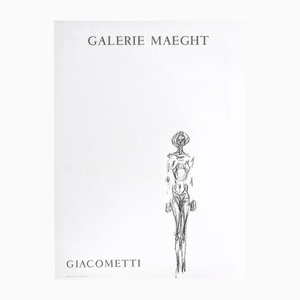 Alberto Giacometti, Desnudo, Litografía original, 1961