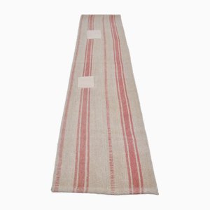 Handmade Hemp Runner Rug, 1960s