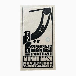 Original Inaugural 1930 World Cup Poster by Guillermo Laborde