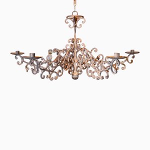 Large Gothisc Style Candleholder in Wrought Iron