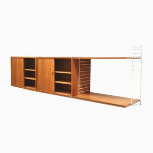 Vintage Wall System by Nisse Strinning for String, Sweden, 1950s
