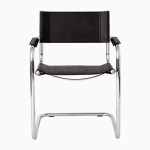 Silla Cantilever italiana vintage, años 90