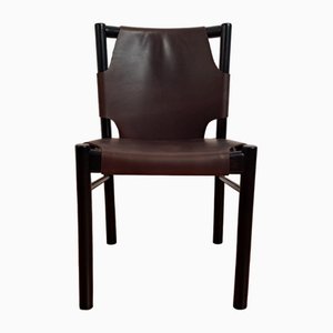 Sedia in pelle di Janez Lajovic, 1962