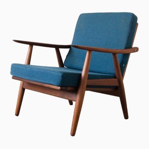 Scandinavian GE270 Lounge Chair in Teak by Hans Wegner for Getama, 1960s