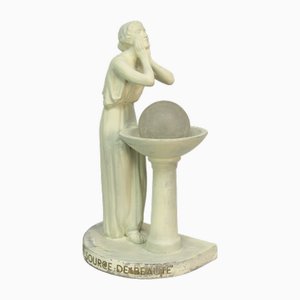 Pharmacy Advertising Table Lamp from Vichy Source De Beaute, 1940s