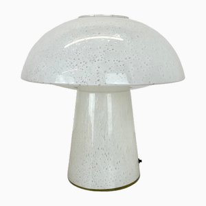 Lampada da tavolo grande UFO in vetro attribuita a Glashütte Limburg, Germania, anni '70