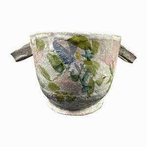 Small Ceramic Vase by Jacques and Juliette Laurent Mazaudois for Vallauris, 1960s