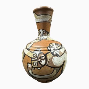 Art Brut Ceramic Vase by Odile Mandrette