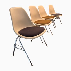 Vintage DSS Beistellstühle von Charles & Ray Eames für Herman Miller, 1960er, 4er Set