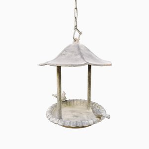 Cast Iron Birdhouse Hanging Birdfeeder