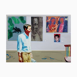 Marek Sapetto, At an Exhibition, Digital Print