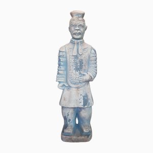 Statua del soldato guerriero generale in terracotta cinese