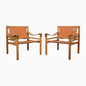 Safari Sirocco Stuhl Set von Arne Norell für Arne Norell Ab, 1960er, 2er Set