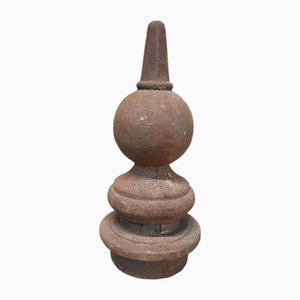 Large Cast Iron Post Head Architectural Ornament