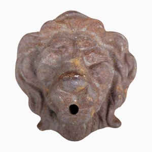 Adorno de agua con fuente de león de gárgola de hierro fundido