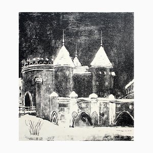 Aleksander Soltan, Warsaw: The Barbican, Lithograph on Paper
