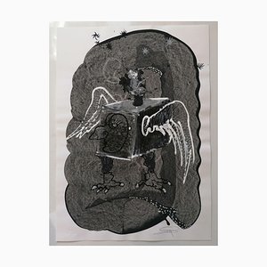 Stefano Mazzolini, Bogom, 2017, Acrylic on Paper