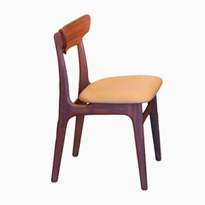 Chaise en Teck par Schiønning & Elgaard pour Randers, 1960s, Set de 6