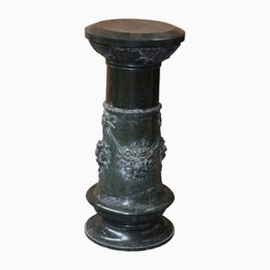 Marble Column Saddle Revolving Base, 1890s