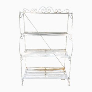 Antique French Wrought Iron Rack for Pots and Plants