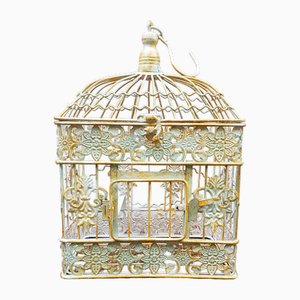 Small French Square Metal Bird Cage