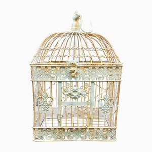 Large French Square Metal Bird Cage