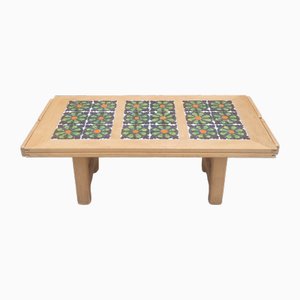 Transformation Table in Light Oak and Ceramic by Guillmerme and Chambron, Danikowky