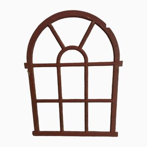 Antique Industrial Cast Iron Window Frame