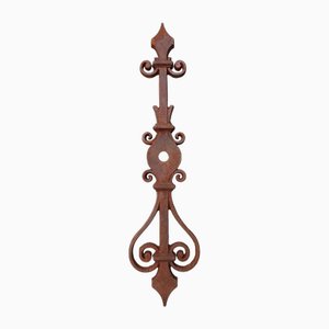Large Antique Cast Iron Beam Anchor Facade