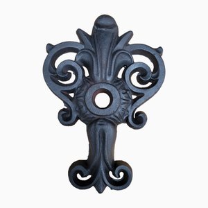Antique Black Cast Iron Beam Anchor Ornament
